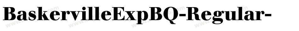 BaskervilleExpBQ-Regular字体转换
