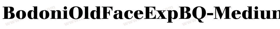 BodoniOldFaceExpBQ-MediumItalicOsF字体转换