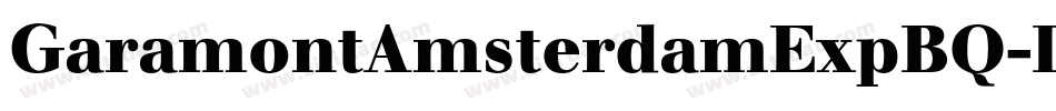 GaramontAmsterdamExpBQ-ItalicOsF字体转换
