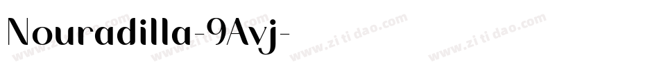 Nouradilla-9Avj字体转换