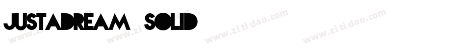 justadream_solid字体转换