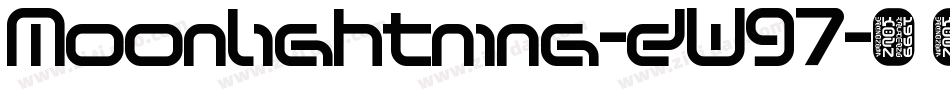 Moonlightning-dW97字体转换