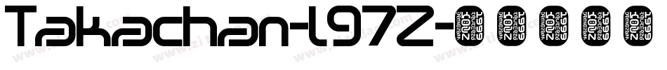 Takachan-l97Z字体转换