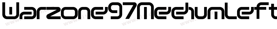 Warzone97MediumLeft-m27V字体转换
