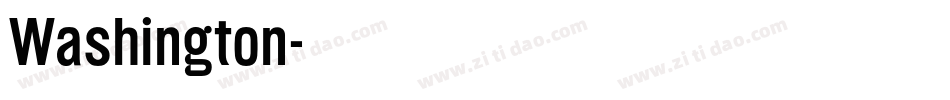 Washington字体转换