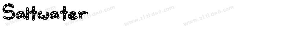 Saltwater字体转换