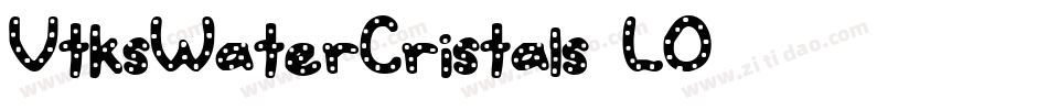 VtksWaterCristals-LO15字体转换