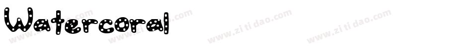 Watercoral-2字体转换