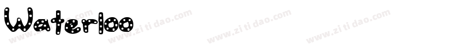 Waterloo字体转换