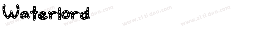 Waterlord字体转换