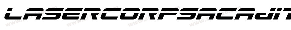 lasercorpsacadital字体转换
