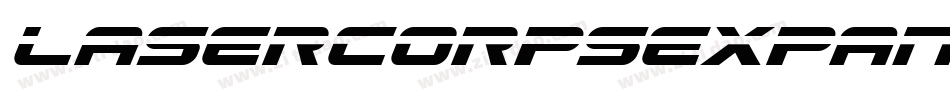 lasercorpsexpandital字体转换
