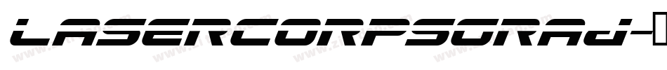 lasercorpsgrad字体转换