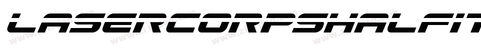 lasercorpshalfital字体转换