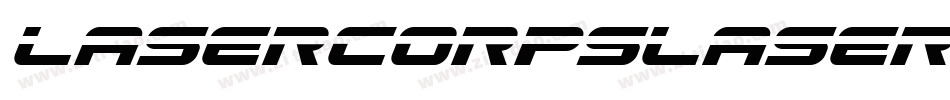 lasercorpslaserital字体转换
