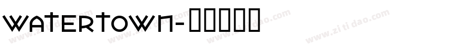 Watertown字体转换