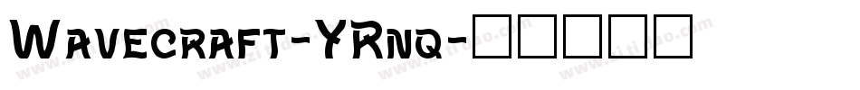 Wavecraft-YRnq字体转换