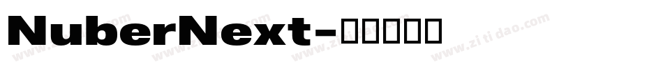 NuberNext字体转换