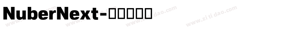 NuberNext字体转换