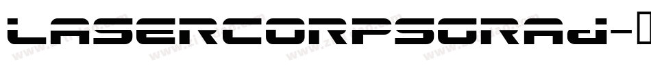 lasercorpsgrad字体转换