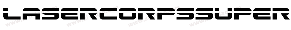 lasercorpssuperital字体转换