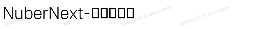 NuberNext字体转换