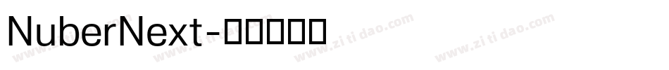 NuberNext字体转换