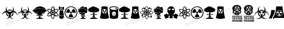 CfNuclearWarRegular-18jv字体转换
