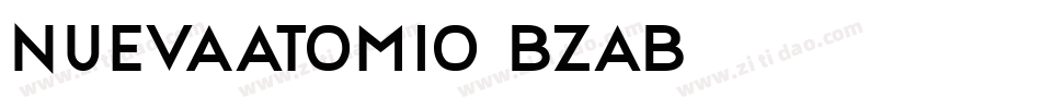 NuevaAtomio-BZAB字体转换