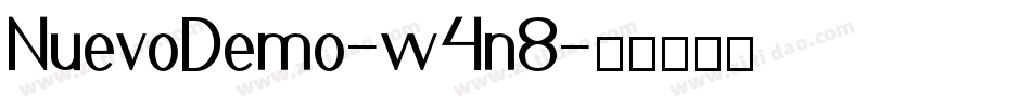 NuevoDemo-w4n8字体转换