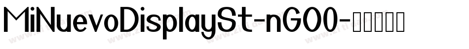 MiNuevoDisplaySt-nGO0字体转换