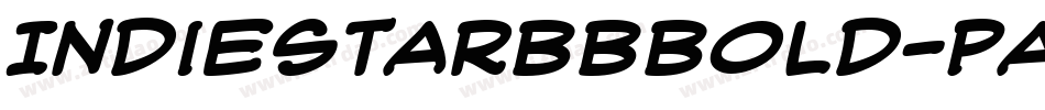 IndiestarBbBold-Par字体转换 IndiestarBbBold-Par字体转换