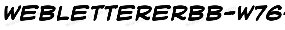 WeblettererBb-w76字体转换