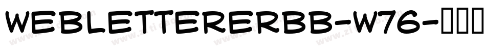 WeblettererBb-w76字体转换