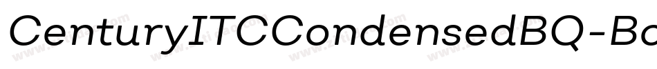 CenturyITCCondensedBQ-BookItalic字体转换