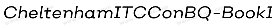 CheltenhamITCConBQ-BookItalic字体转换
