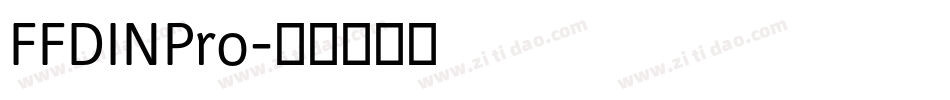 FFDINPro字体转换