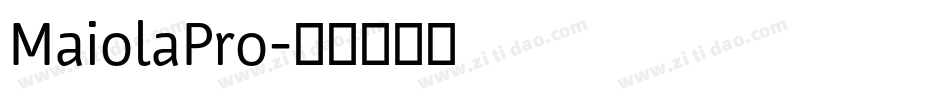 MaiolaPro字体转换