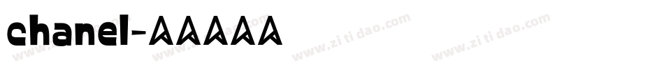 chanel字体转换