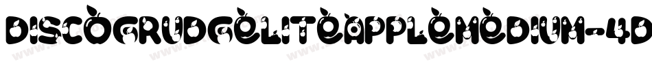 DiscoGrudgeLiteAppleMedium-4dPB字体转换