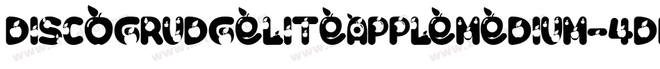 DiscoGrudgeLiteAppleMedium-4dPB字体转换