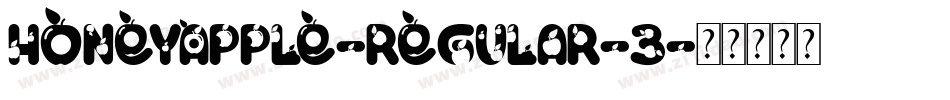 HoneyApple-Regular-3字体转换