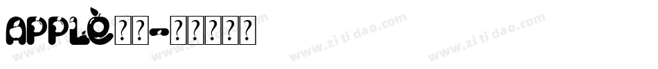 apple字体字体转换