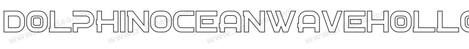 DolphinOceanWaveHollowBold-vV6A字体转换