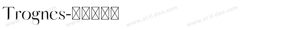 Trognes字体转换