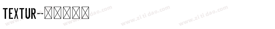 textur字体转换