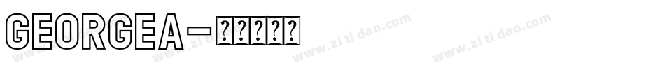 GEORGEA字体转换