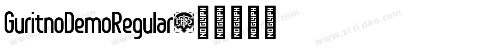 GuritnoDemoRegular字体转换