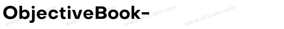 ObjectiveBook字体转换
