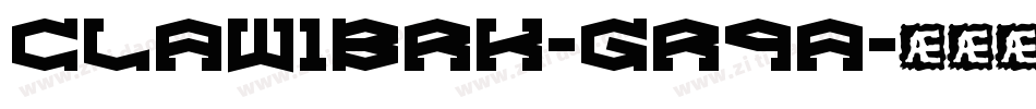 Claw1Brk-Gr9a字体转换